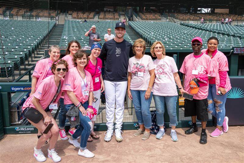 Karmanos, McLaren’s 12th Pink Out the Park with Detroit Tigers Inspires